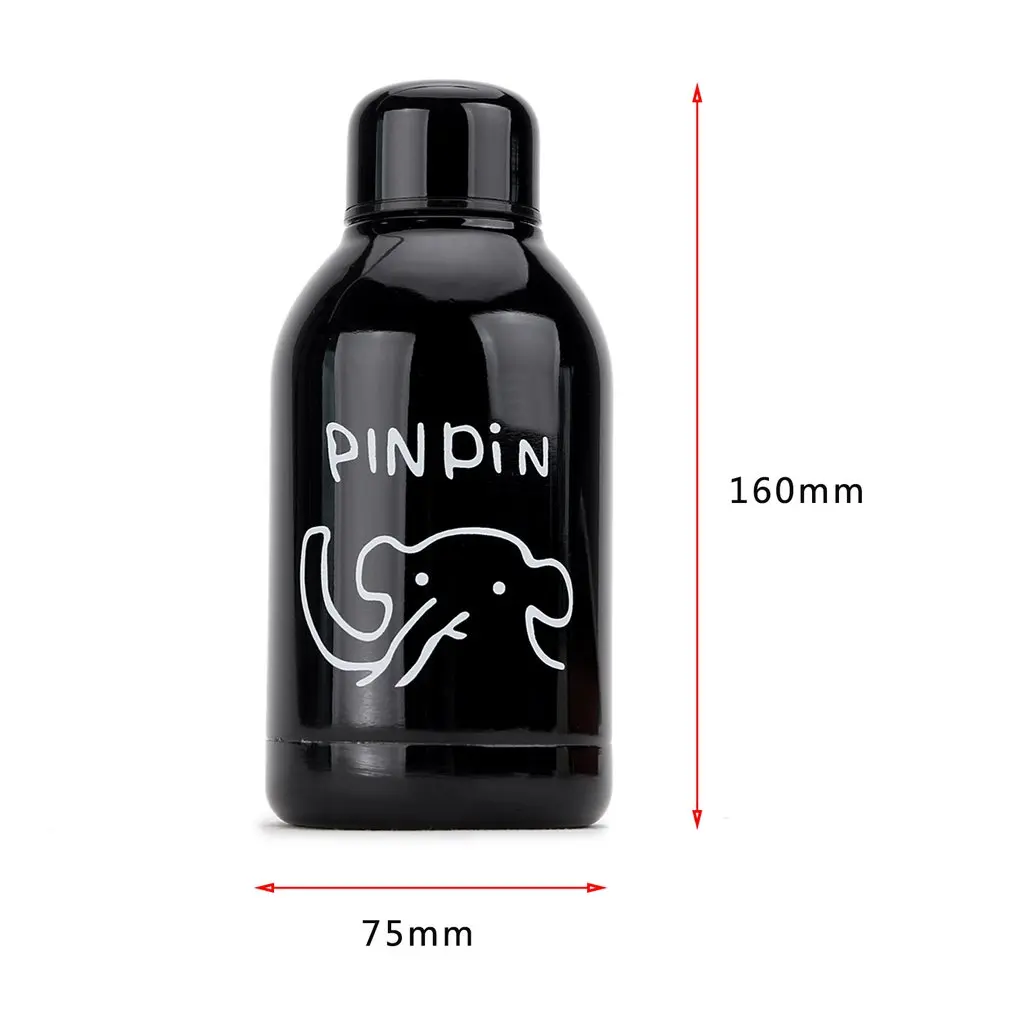 

300ml Cartoon Vacuum Water Bottle Mini Portable Travel Cup Bottle Stainless Steel Thermol Bottle For Kids & Adults