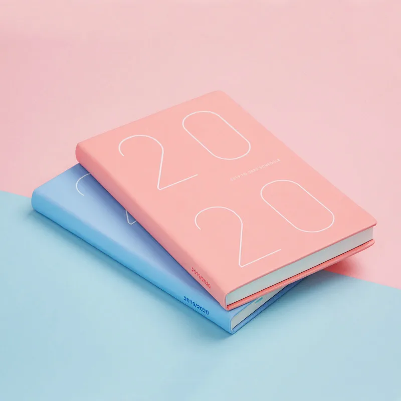 Корейский Органайзер Macaron Agenda 2019 2020 органайзер Kawaii дневник в твердом переплете