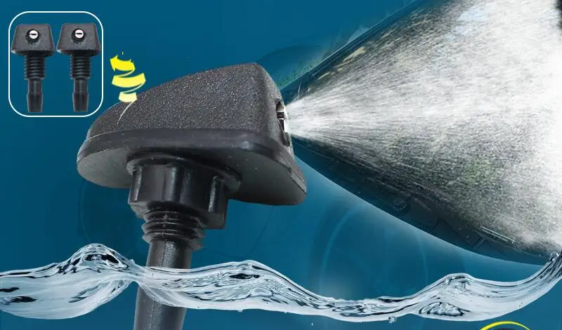 

Распылитель воды на лобовое стекло для grand vitara hyundai tucson 2018 hatchback chery aveo 2009 subaru impreza bmw e46, 1 шт.