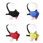 Маска-капюшон для собак, Резиновая, с языком, для игр для взрослых