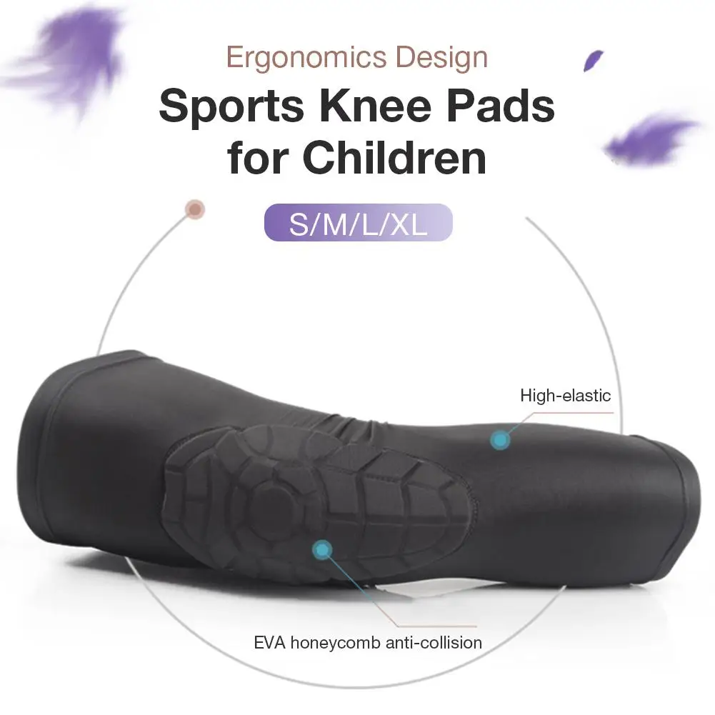 1 шт. детские футбольные наколенники Детские противоударные баскетбольные соты