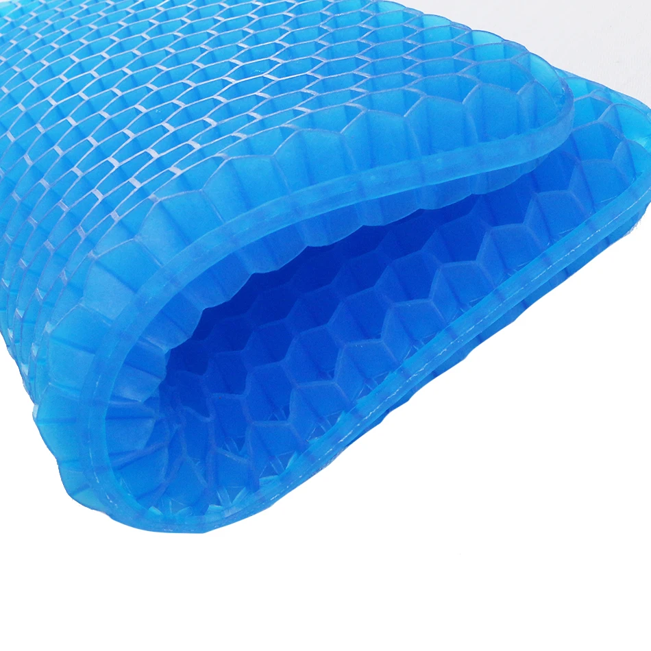 Нескользящая дышащая гелевая Подушка для охлаждения сотовый массаж удобные