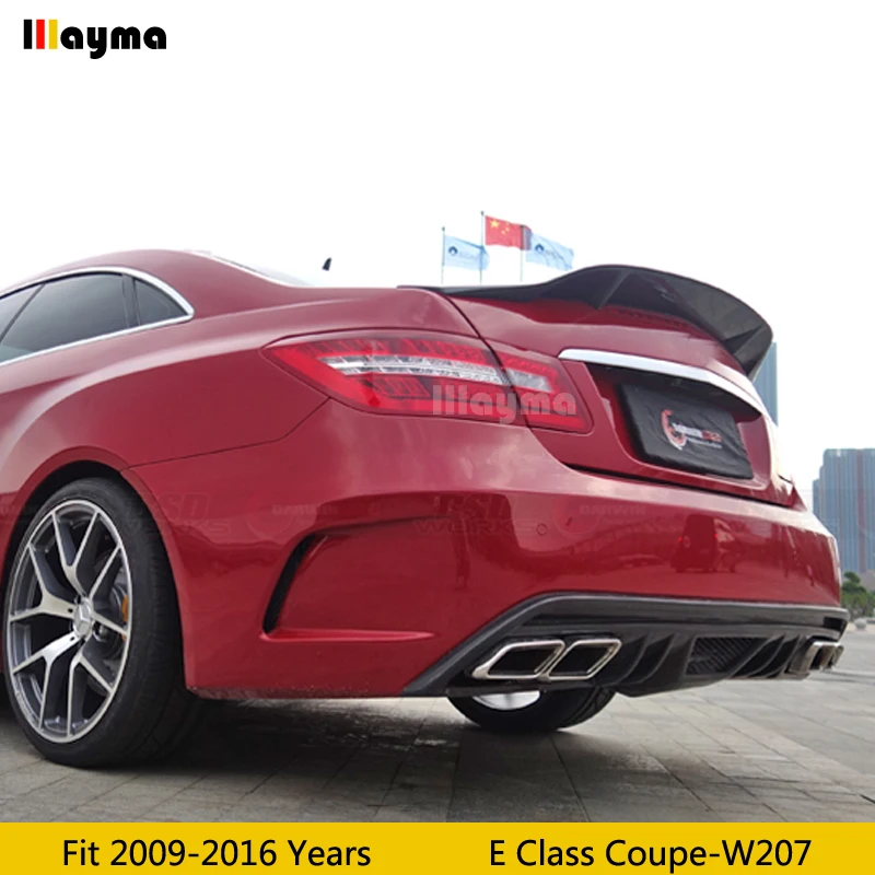 Стиль Renntech задний спойлер из углеродного волокна для Benz E class coupe E200 E260 E320 E400 W207