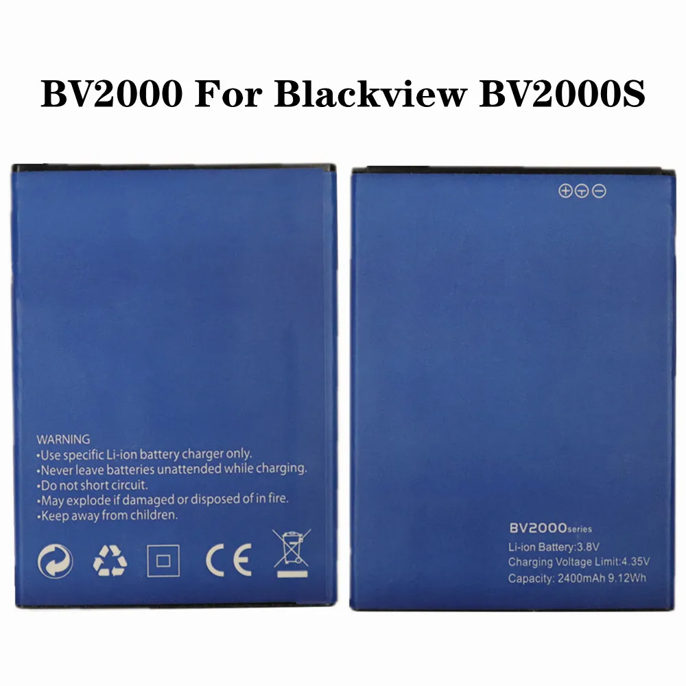

High Capacity 2400mAh BV2000 Battery For Blackview BV2000S BV 2000S High Quality Li-ION Smart Phone Batteries
