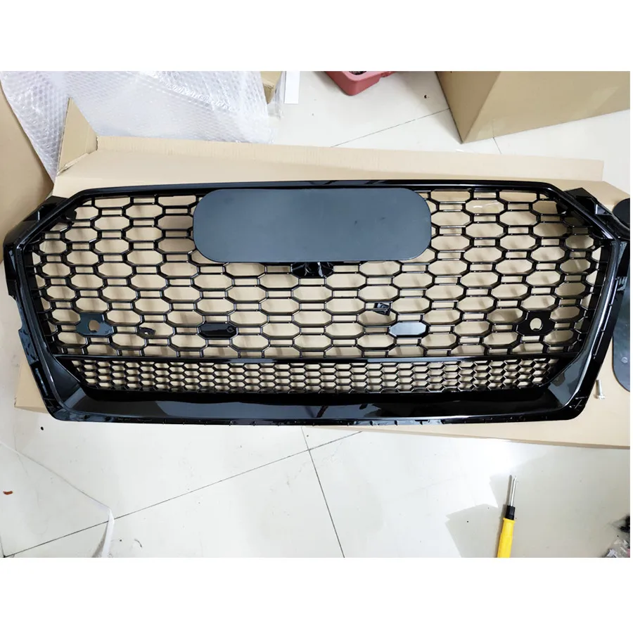 Для RS5 стиль Передняя Спортивная Шестигранная сетка с сотовой блендой гриль