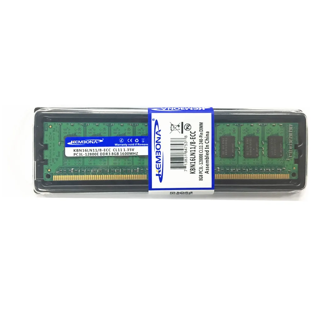 Бесплатная доставка ОЗУ DDR3 ECC 8 ГБ 18 чипов 1600 МГц/1333 МГц 1 35 в низкая мощность ecc