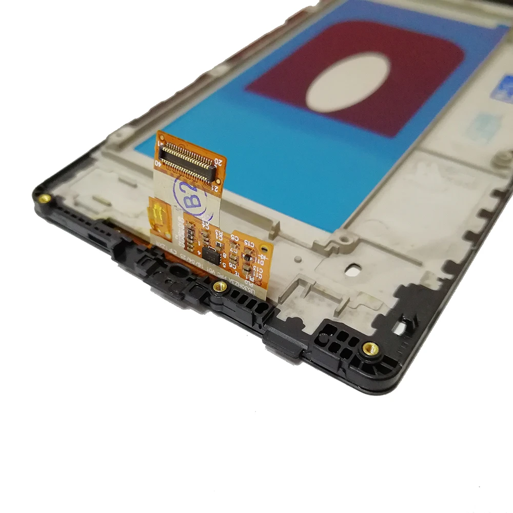Pantalla lcd de 5,3 pulgadas para LG X Power K220, LS755, K450, panel t&aacute;ctil, m&oacute;dulo de digitalizador con montaje de marco para LG Xpower-4