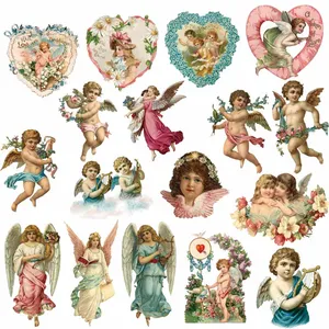 Термонаклейки с ангелом для детской одежды, стирающиеся, наклейки в виде крыльев