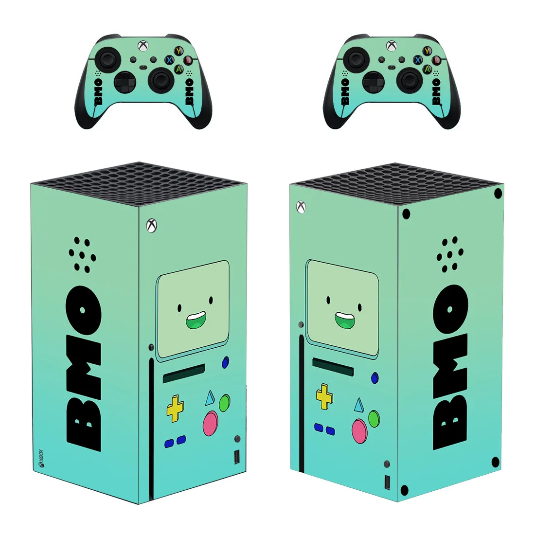 

Виниловая наклейка на консоль Xbox серии X и 2 контроллеров Xbox серии X