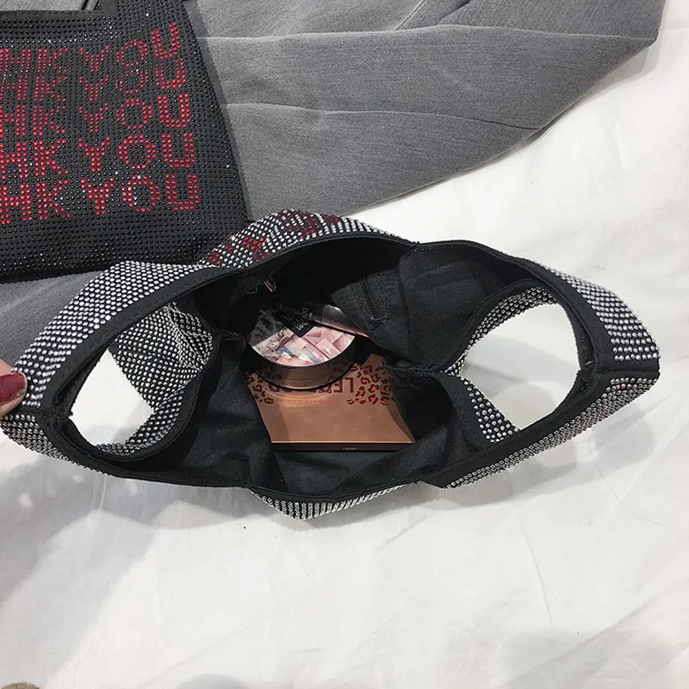 Роскошная Брендовая женская вместительная мини-сумка с блестками модная новинка