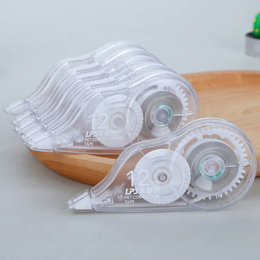 

Simple Large-capacity Transparent Double-sided Adhesive Film Decoration Correction Diary Writing Tape Scrapbook Student Supplies