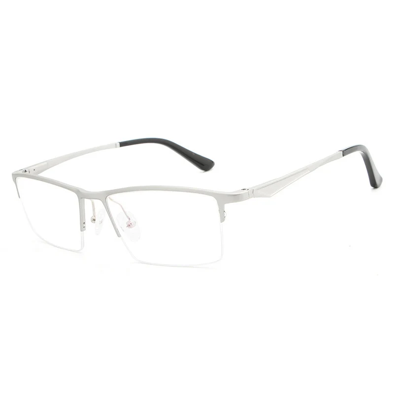 Алюминиевая оправа для очков мужские полуоправы оптические очки близорукости
