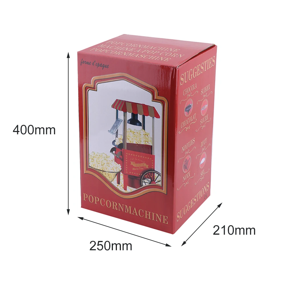 

Professional And Practical Domestic Nostalgia Electric Hot Air Popcorn Maker Mini Home use Household Popcorn Machine