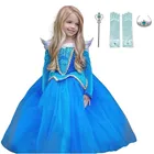 Детская одежда, нарядное праздвечерние платье принцессы для девочек, костюм для Хэллоуина, платья, фэнтезийные для девочек