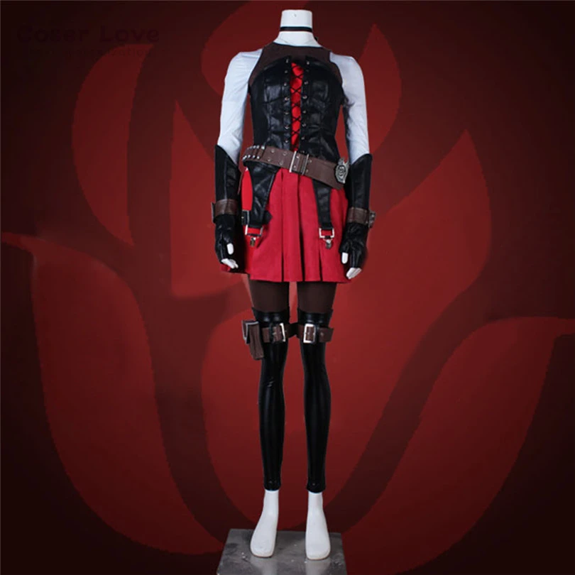 Рубиновая Роза Красная Шапочка 7 сезон косплей костюм карнавал Хэллоуин