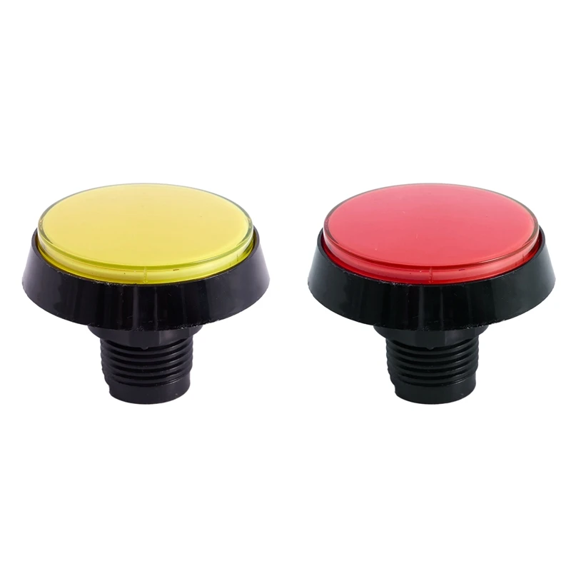 Аркадная игра 52 мм желтый с подсветкой мгновенная кнопка SPDT Мини переключатель и