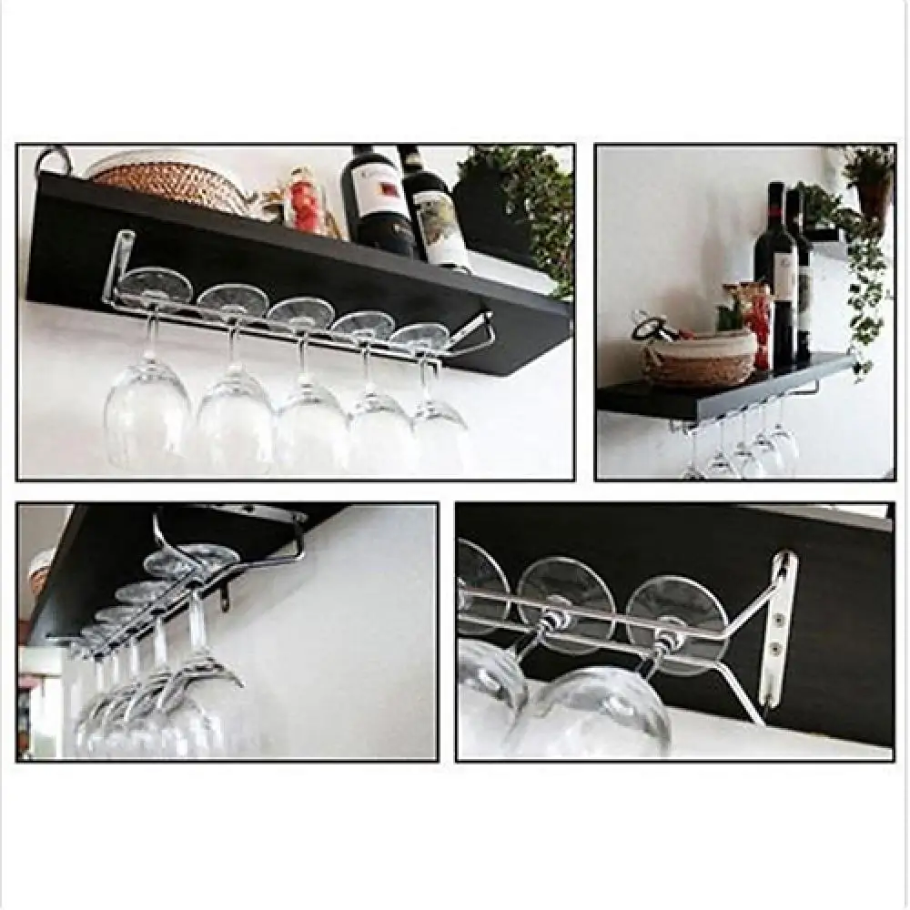 

80% HOT SALE 2/3 Row New Arrival Wine Glass Rack Cabinet Stand Home Dining Bar Tool Shelf Holder Hanger Wine Glass Holder Bar