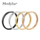 Новинка 2020, обручальное кольцо Modyle для женщин, простое кольцо из нержавеющей стали 316L золотого цвета на палец, подарок для девушки
