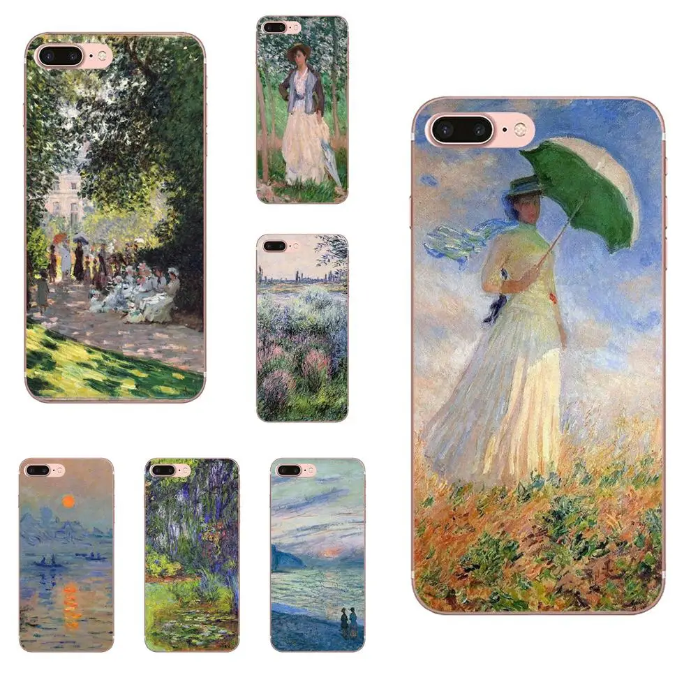 Для Huawei Honor 10 10i 20 20i 8S lite Y9 Prime Y7 2019 Y5 2018 p40 pro TPU Art Print Claude Monet Impressionism Painter|Бамперы| |