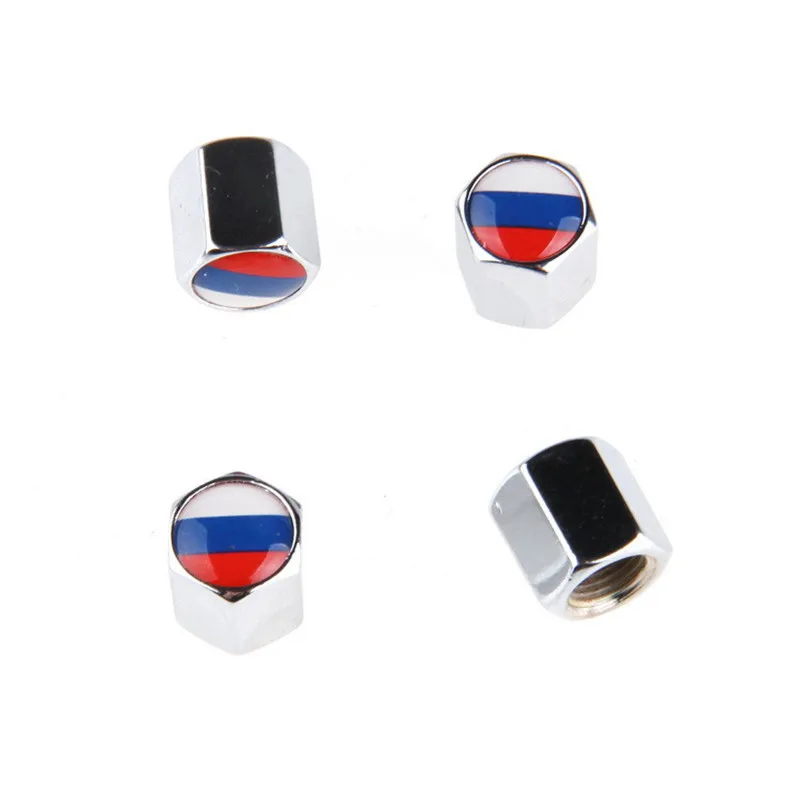 4 шт./компл. герметичные колпачки для клапанов автомобильных колес из нержавеющей