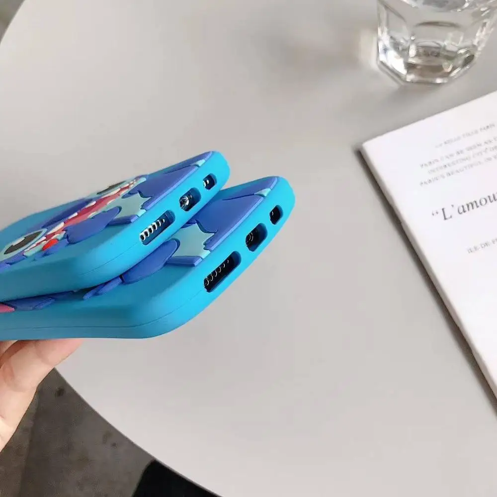 3D мультфильм милый тонкий стежок силиконовый чехол для iPhone 5 5s SE 5C 6 6s X XR Xs 11 Pro Max 7 8