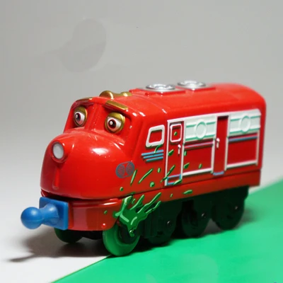 Chuggington паровозики, игрушки, 19 видов, оригинальная железная дорога, новинка, трактор, игрушка, поезд, металлический двигатель, игрушечный автомобиль, масштаб, литье под давлением, металлическая игрушка, автомобиль - Цвет: green wilson