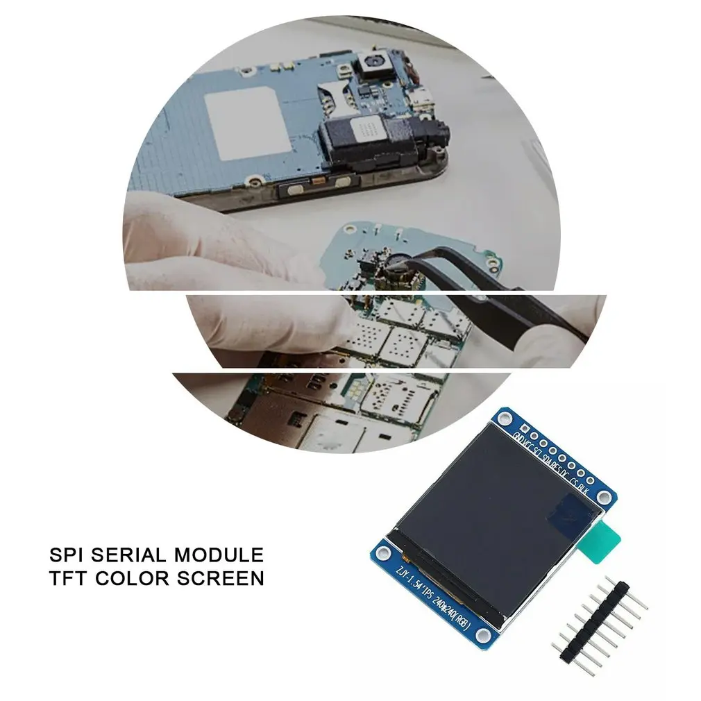 1.54 Inch 240*240 Full Color Screen LCD Digital Display Module SPI Serial Port TFT St7789 Drive | Инструменты