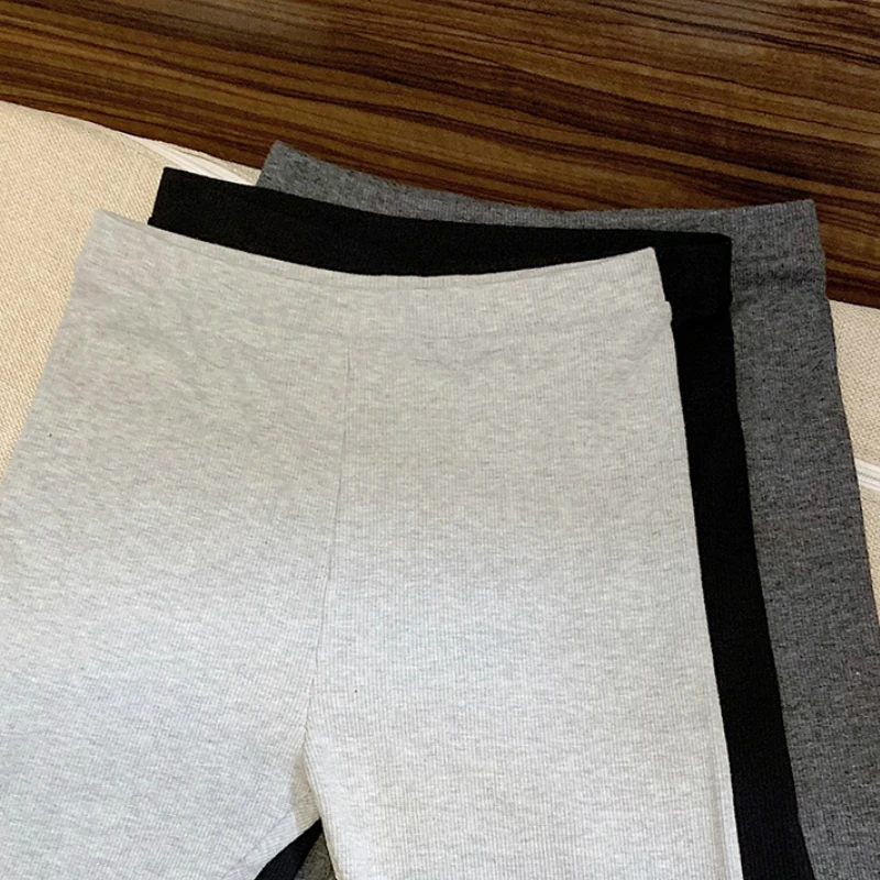 

Shorts Women Skinny High Elasticity Bottoming Summer Thin Casual Korean Style Simple Female Workout Daily Newest Fashion Solid