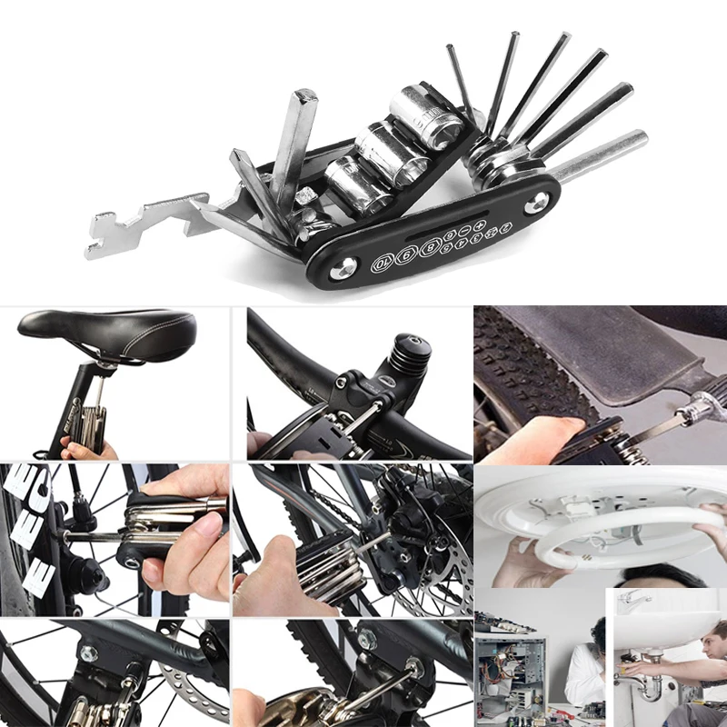 

Bike Accessories Multitool Bike Repair Tools Portable Multipurpose Wrench Cycle Screwdriver Repair Tool Kit Topeak Spoke Wrench