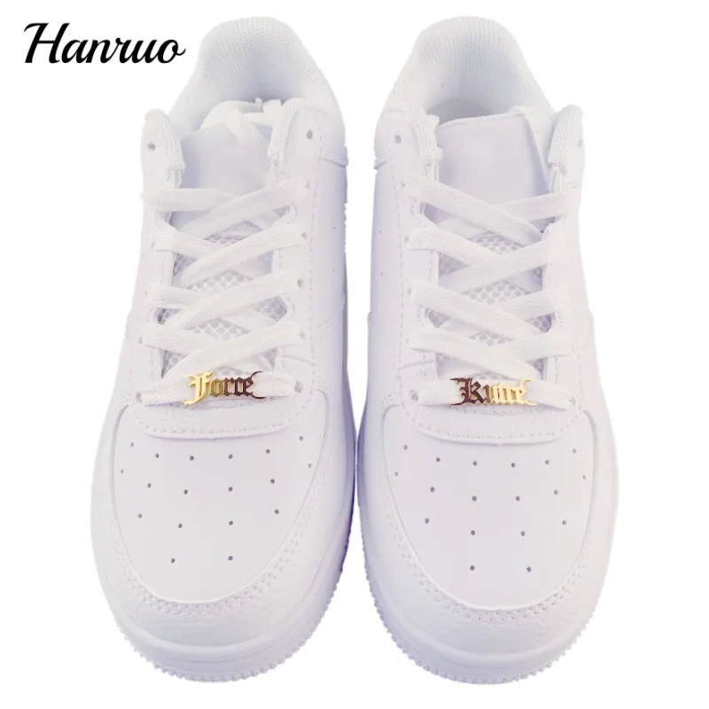 Индивидуальное Название обуви Пряжка из нержавеющей стали Персонализированная