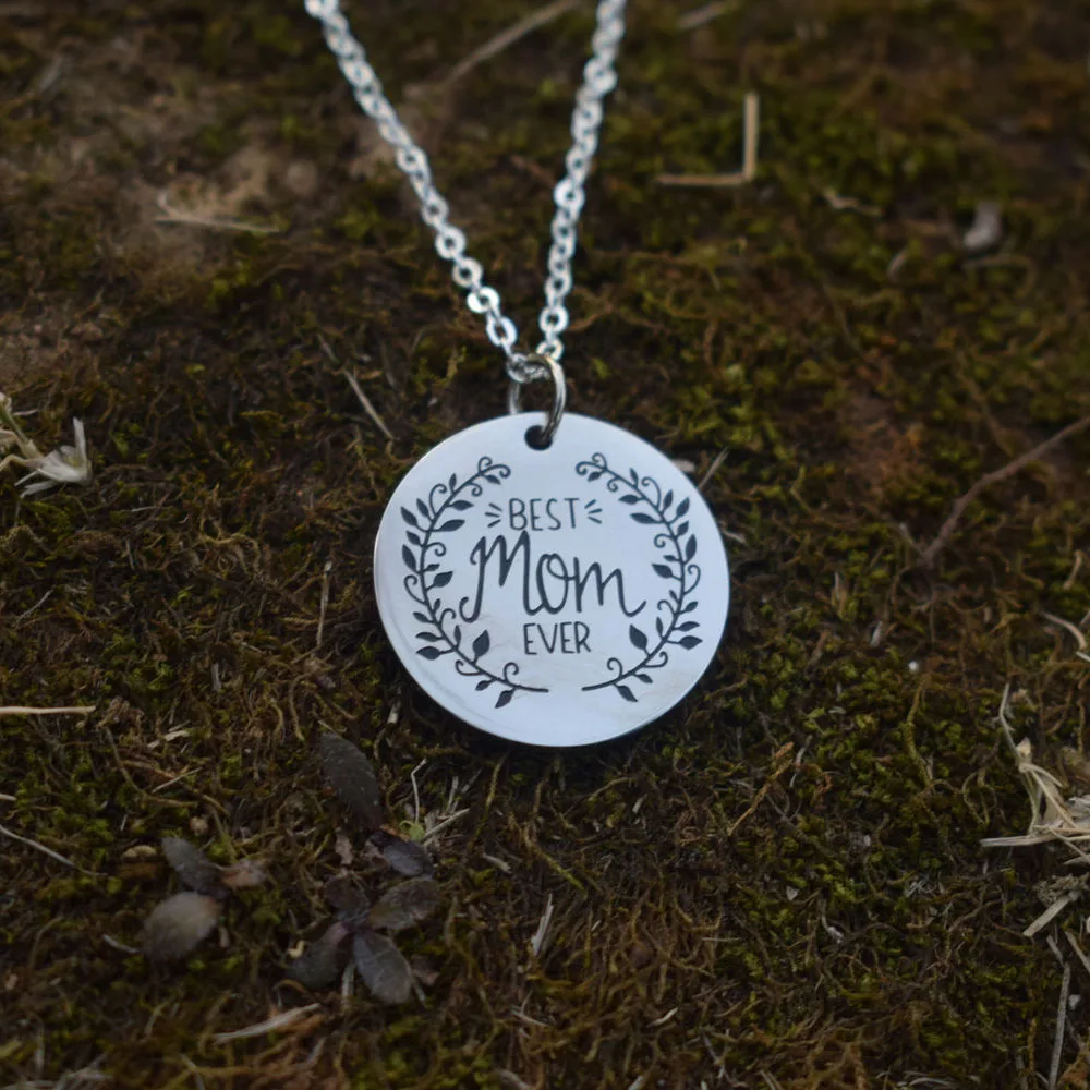

12pcs best mom ever necklace mother's day gift
