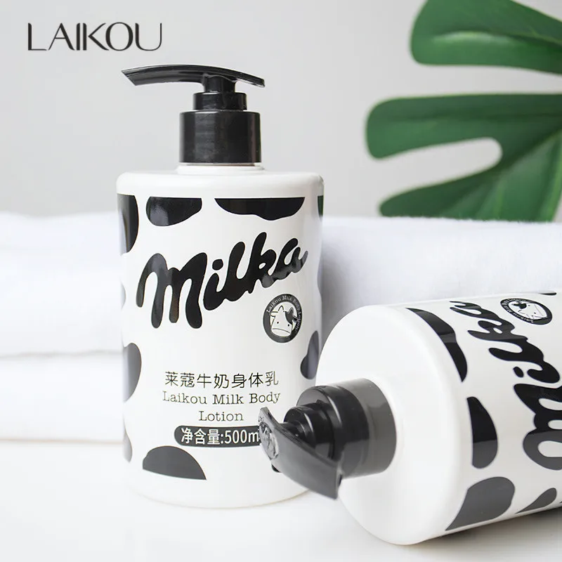 

LAIKOU Milk Body Wash Gentle Cleansing Deep Moisturizing Nourishing Whitening Bath Shower Gel Lasting Fragrance Skin Care 500ml