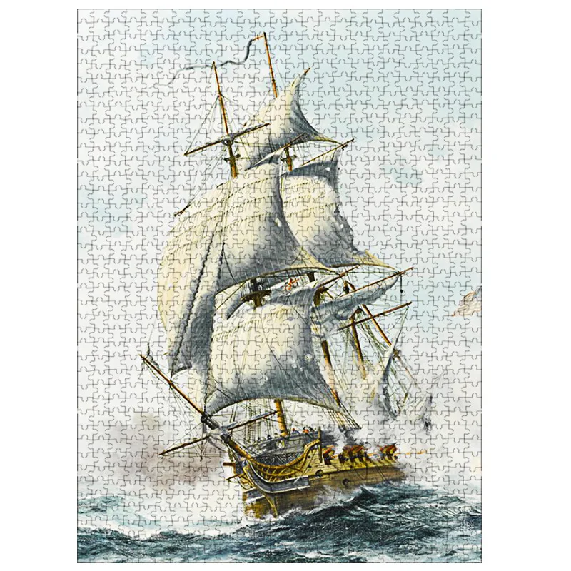 

1000 Pieces Adult Wooden Puzzle Nautical Landscape Puzzle Wholesale Custom Personalized Gift Foreign Trade Puzzle Puzzle