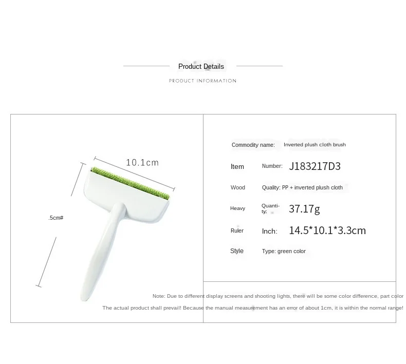 

Double-Head Clothes Pets Hair Fluff Lint Remover Brush Manual Magic Cleaner Home Sofa Bed Seat Gap Dust Cleaning Tools