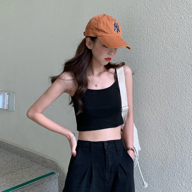 Женский жилет на бретельках женская рубашка без рукавов с внутренним низом