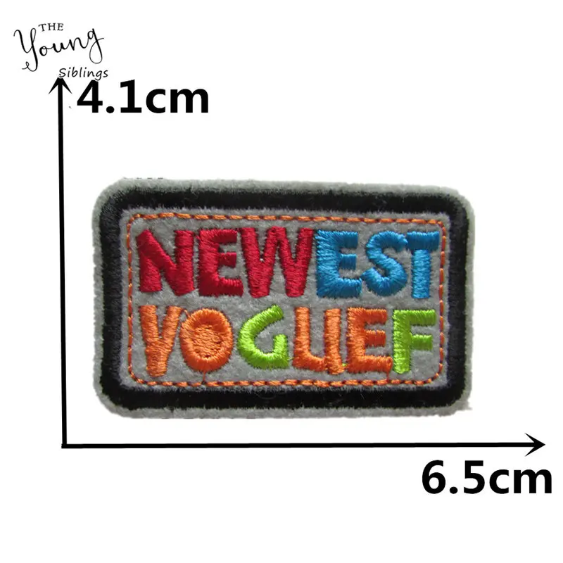 Высокое качество модная термоклейкая аппликация вышивка ткань утюг на нашивке