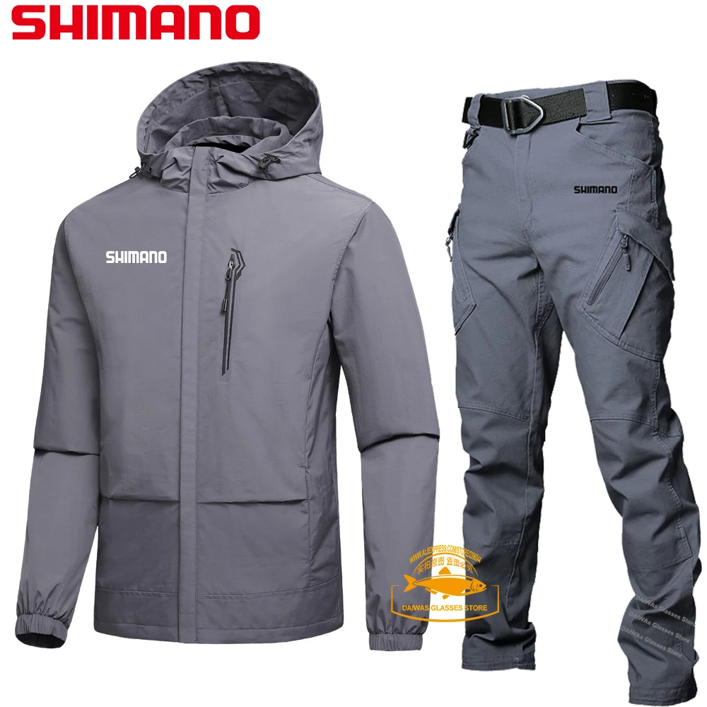 

Shimano Winter Fishing Suits Top Quality Summer Autumn Fishing Jacket And Waterproof Pants Outdoor Fishing Clothes