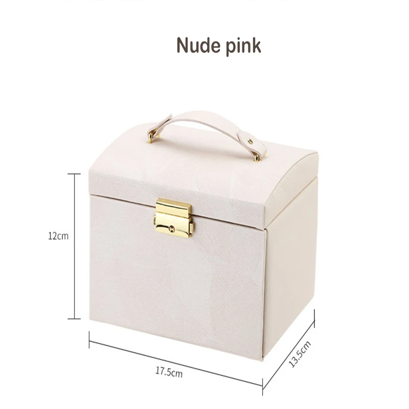 

Jewelry Packaging Box Casket Box For Jewelry Exquisite Makeup Case Jewelry Organizer Container Boxes Graduation Birthday Gift