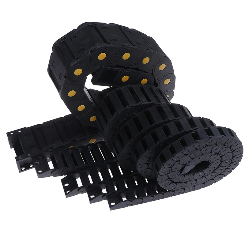 Cable Chain Semi-Enclosed Wire Transmission Carrier Plastic Drag Towline For 3D Printer CNC Engraving Machine 15-50mm