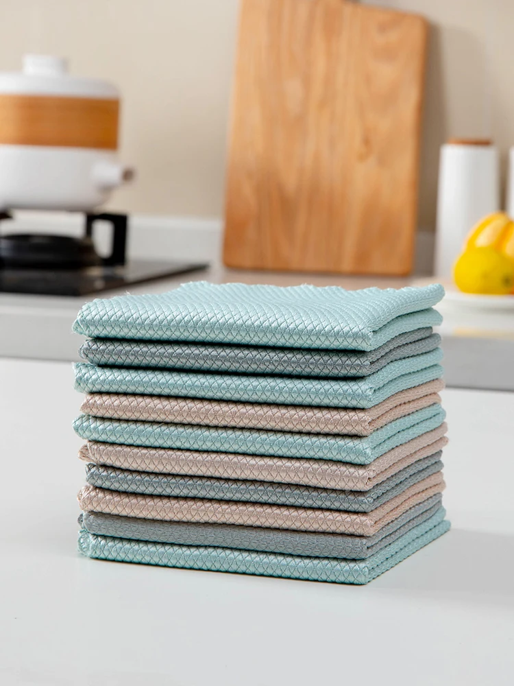 5/10 шт. тряпки для кухонного полотенца из микрофибры | Дом и сад