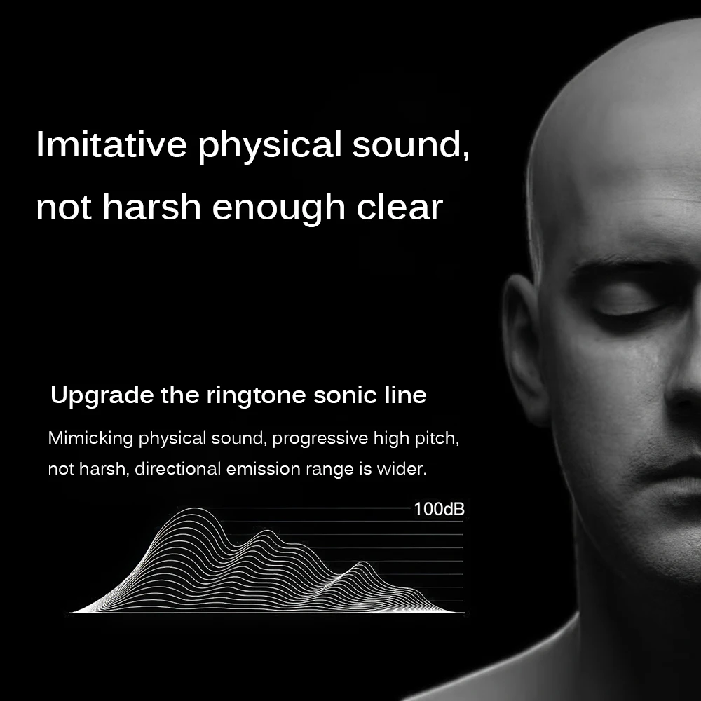 

Bicycle Electric Bell USB Charging Waterproof Physical Sound Bell Split Switch Controlling Bell