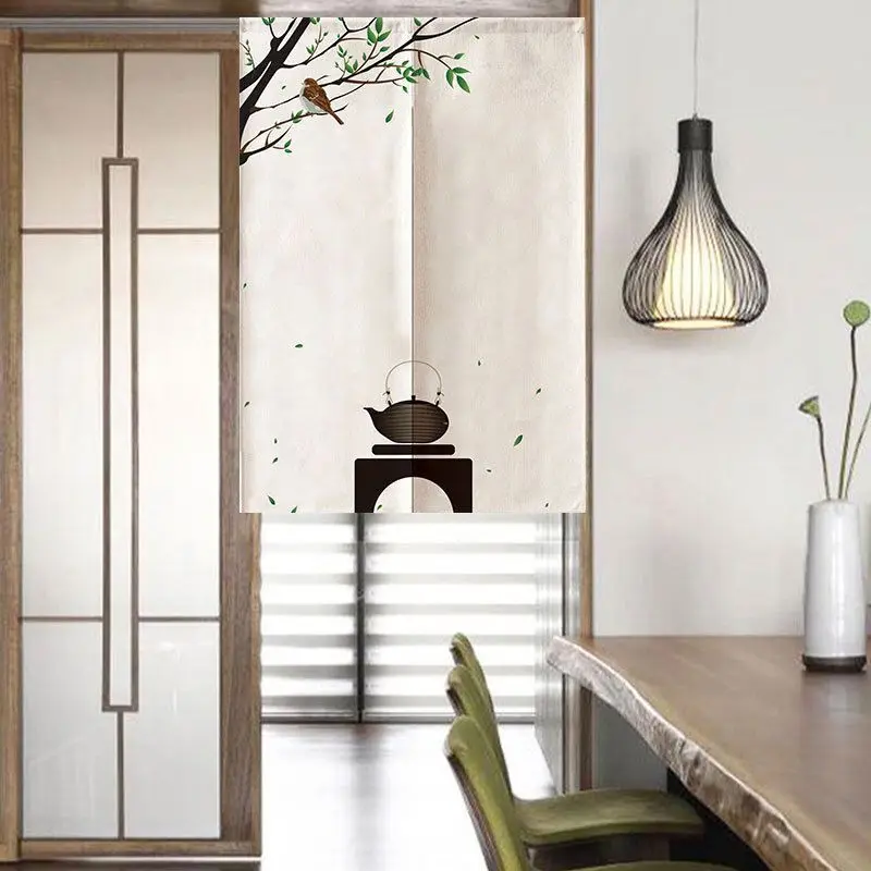 Тканевая занавеска на дверь без перфорации Спальня Кухня геомантического ткань