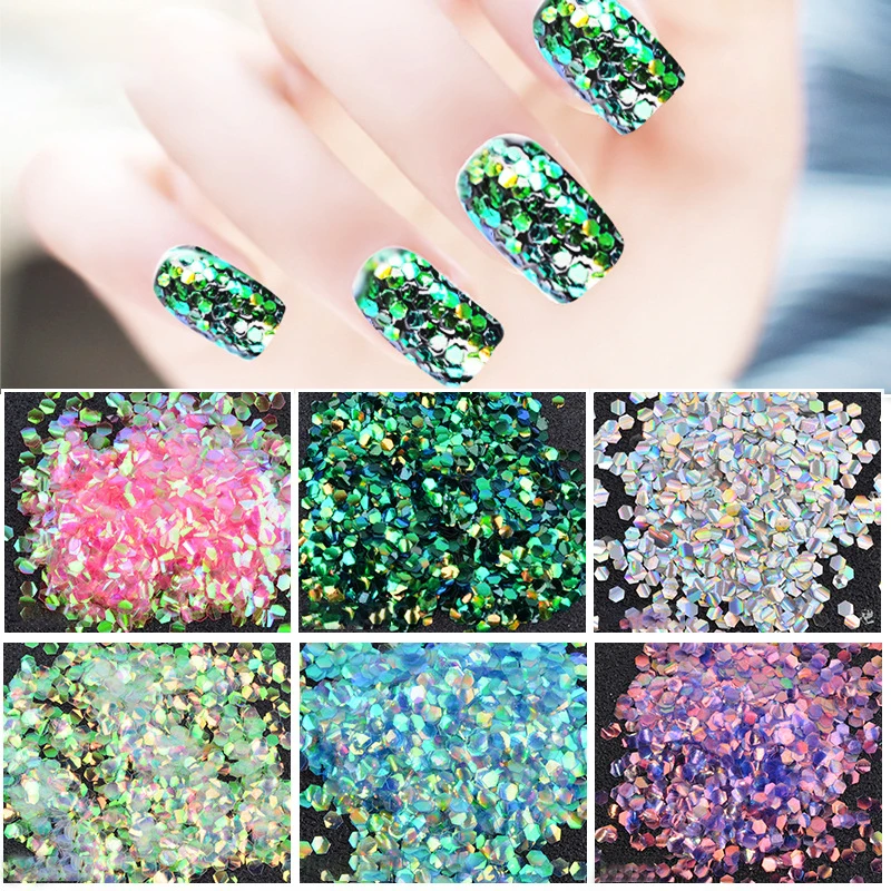 Чехол с блестками в виде рыбьей чешуи и искусственная кожа чехол для маникюра