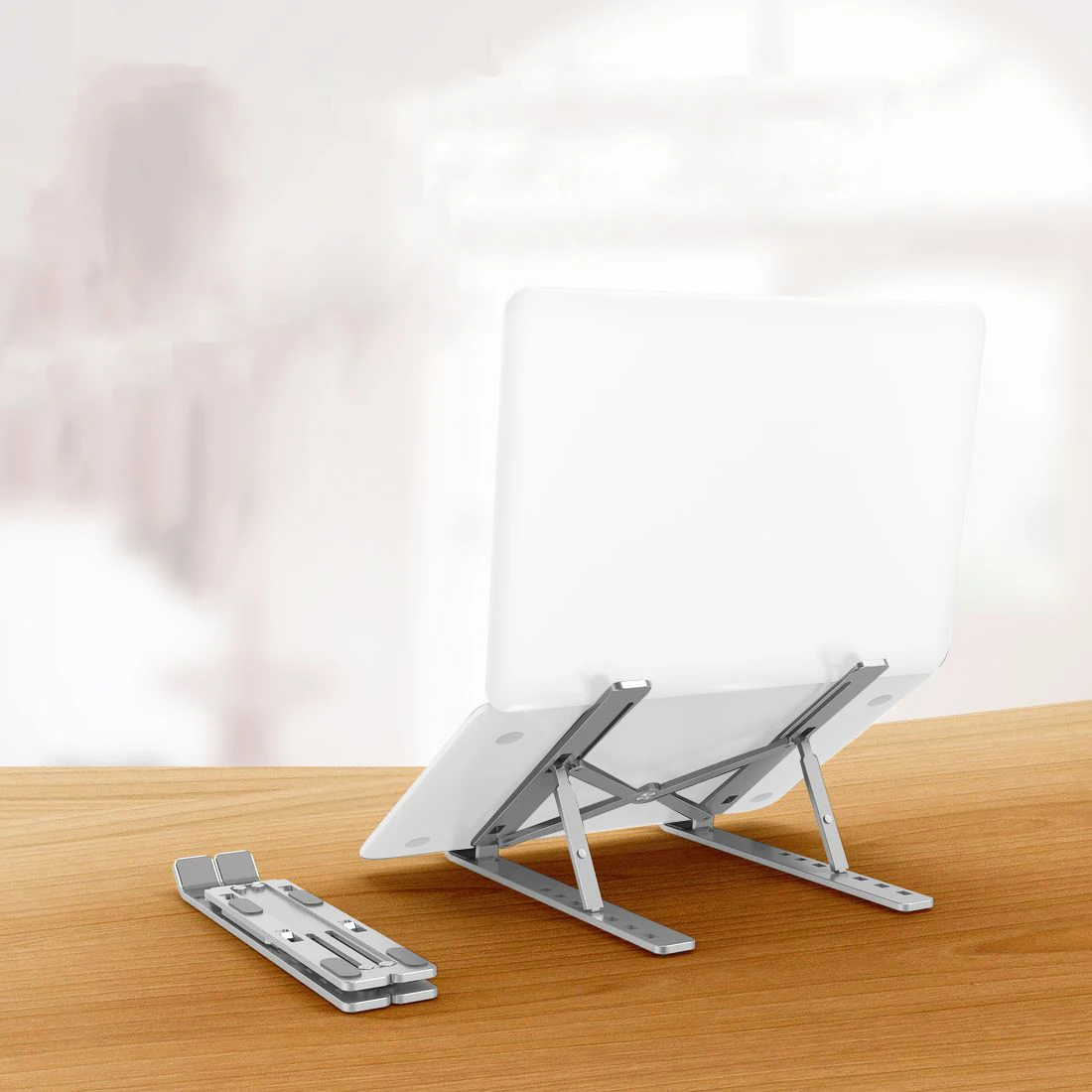 

Подставка для ноутбука из алюминиевого сплава, Регулируемый складной нескользящий кронштейн, держатель для ноутбука MacBook Pro Air