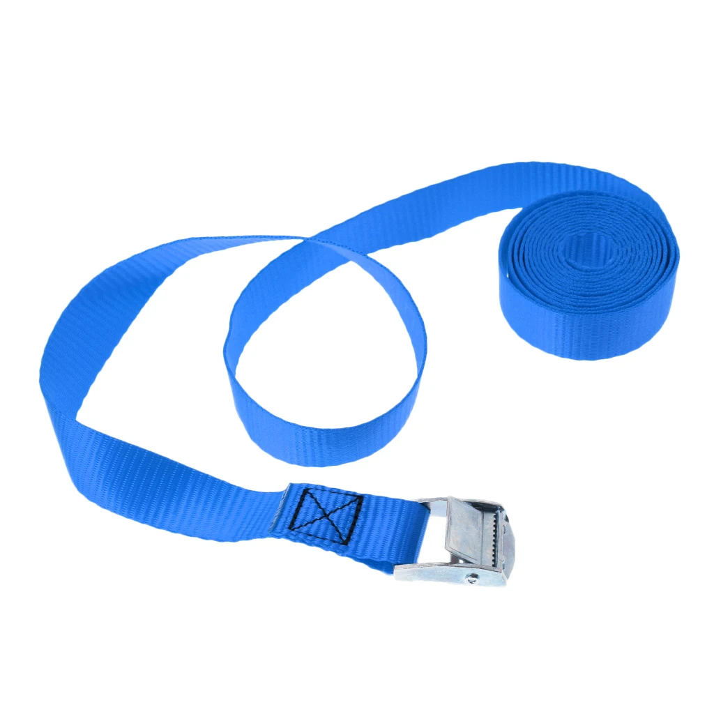 Heavy Duty Metal Cam-locking Buckle Tie Down Straps Strong Polyester Lashing | Boat Accessories
