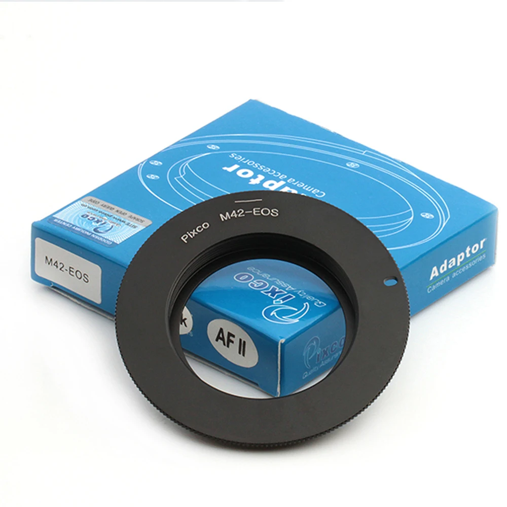 

Pixco 2nd Generation Upgrade Aperture AF Confirm Adapter Suit For M42 Screw Mount Lens to Canon (D)SLR Camera