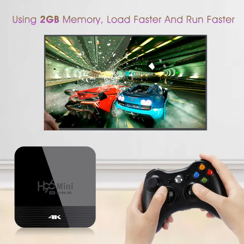 Приставка Смарт ТВ H96 Mini H8 Android 9 0 2 + 16 ГБ 4K HD Wi Fi|ТВ-приставки и медиаплееры| |