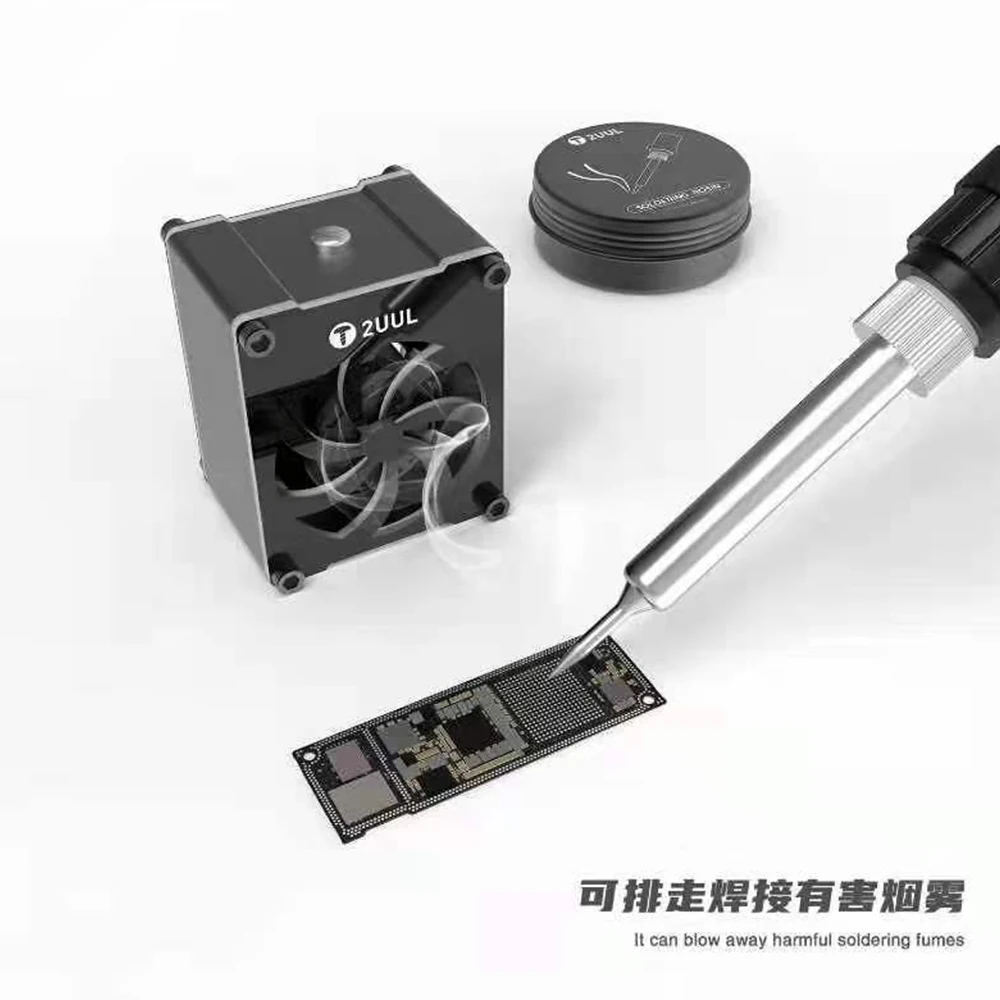 2uul мини вытяжной вентилятор 5 в USB type-C источник питания вход для детской платы