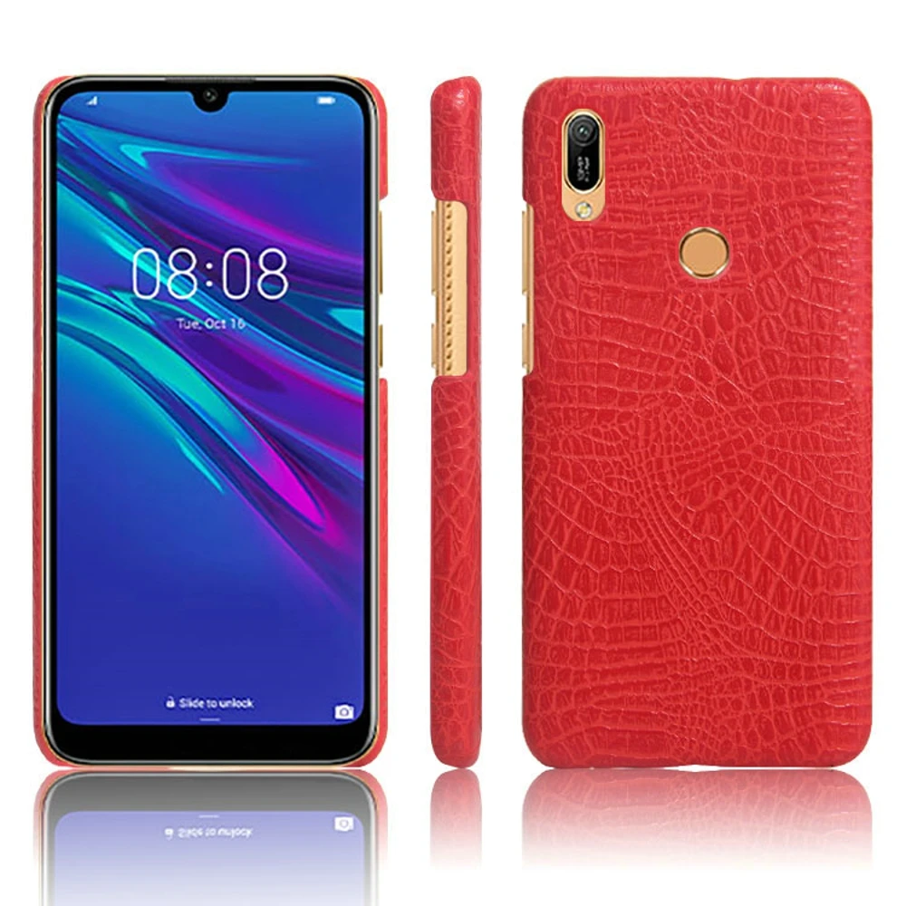 Роскошный кожаный чехол для телефона с крокодиловым узором huawei Enjoy 9 s/A5 2018/9X Pro/Y560/Y5