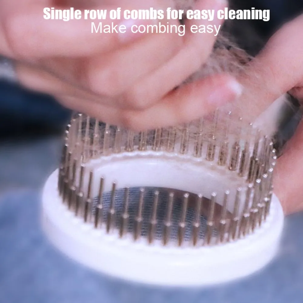 

Visible Pet Hair Comb Dog Brush Deshedding Grooming Tool Hair Removal Comb For Dogs Cats Cleaning Slicker Brush Pet Comb